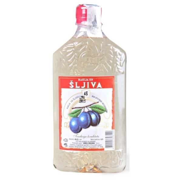 Rakija SIMEX šljiva 0,5l pet