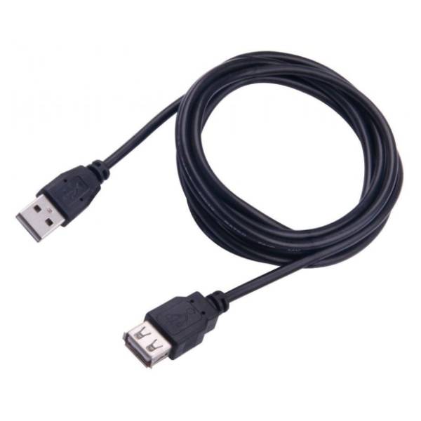 S BOX kabl USB (m/ž) 3m crni