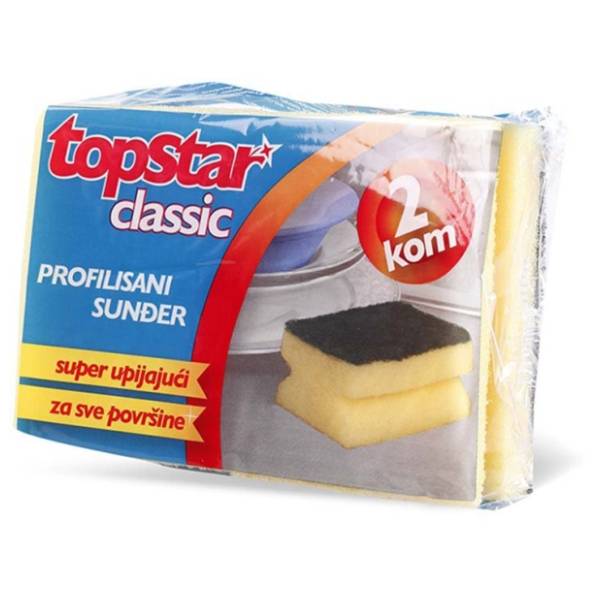 TOP STAR kuhinjski sunđer 2kom