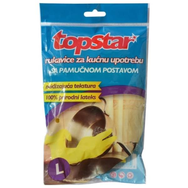 TOP STAR gumene rukavice L 1kom