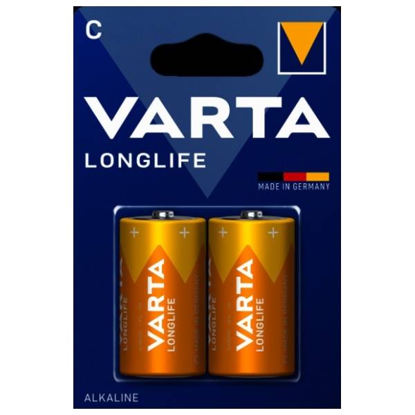 VARTA alkalne baterije Longlife C LR14 2kom