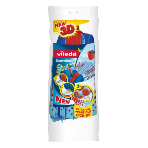 VILEDA mop rezerva Super mocio 3 action