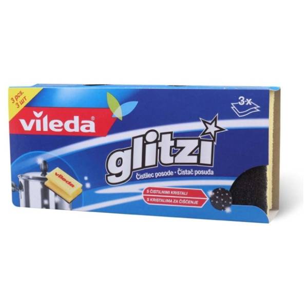 VILEDA sunđer glitzi crystal 3kom