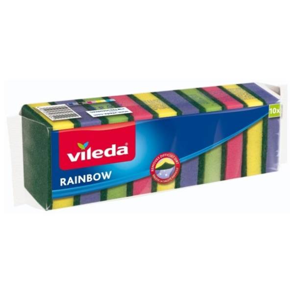 VILEDA sunđer rainbow 10kom