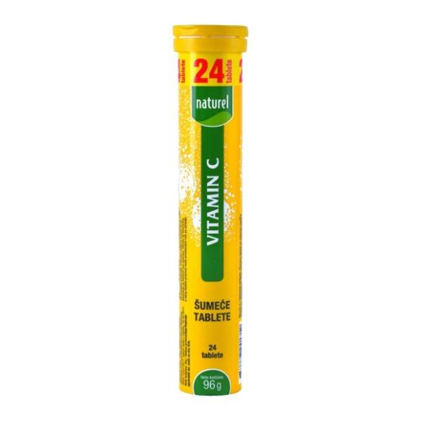 Šumeće tablete NATUREL vitamin C 96g