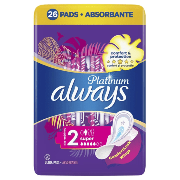 ALWAYS Platinum Super higijenski ulošci 26kom