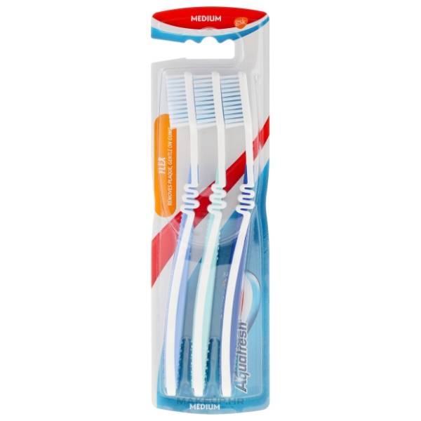 AQUAFRESH Flex četkica za zube 3kom