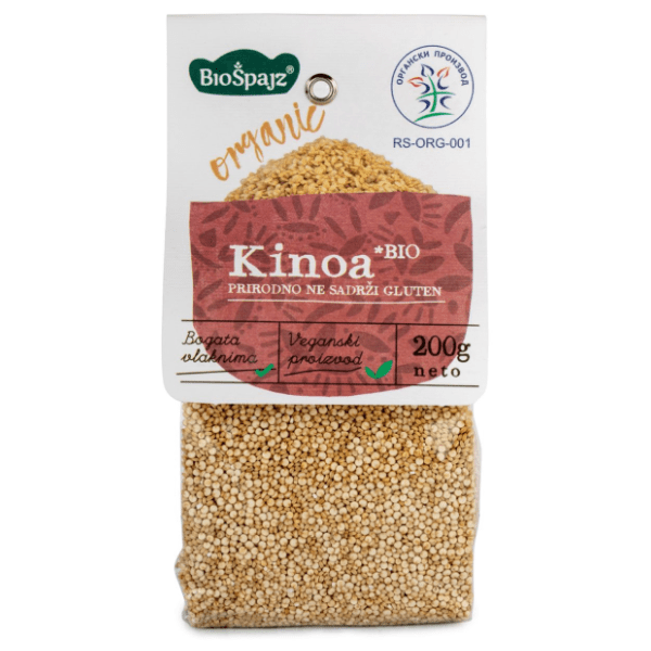 BIO ŠPAJZ bela kinoa organska 200g