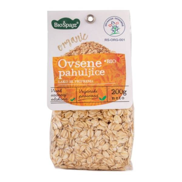 Ovsene pahuljice BIO ŠPAJZ organske 200g