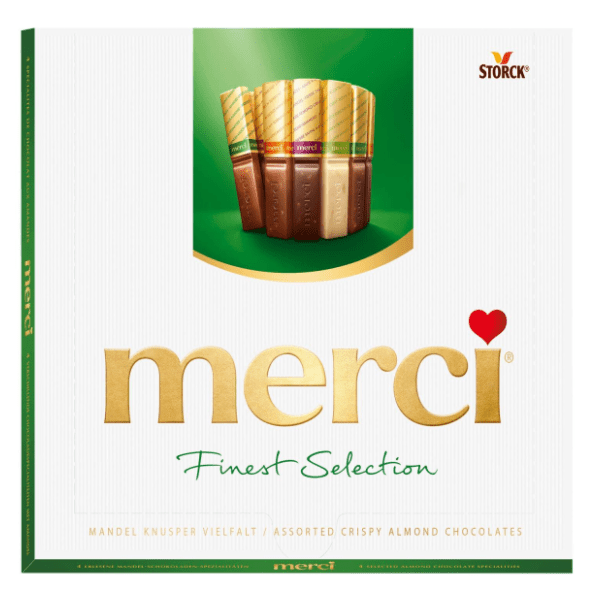 Bombonjere MERCI crispy 250g
