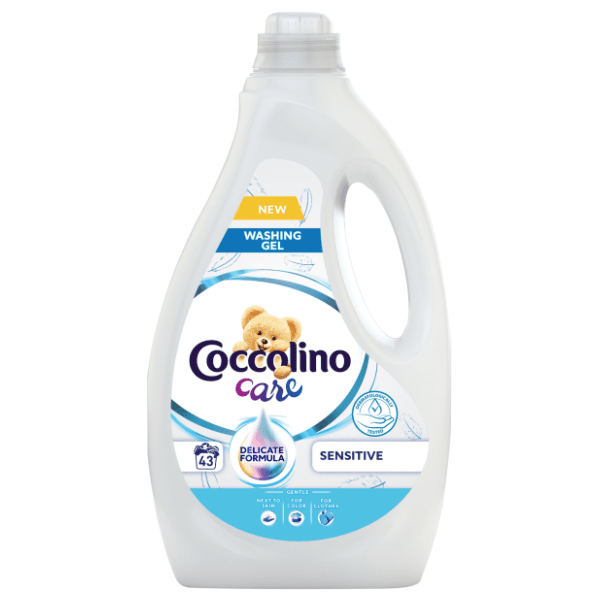 COCCOLINO Sensitive tečni deterdžent za veš 43 pranja 1,72l
