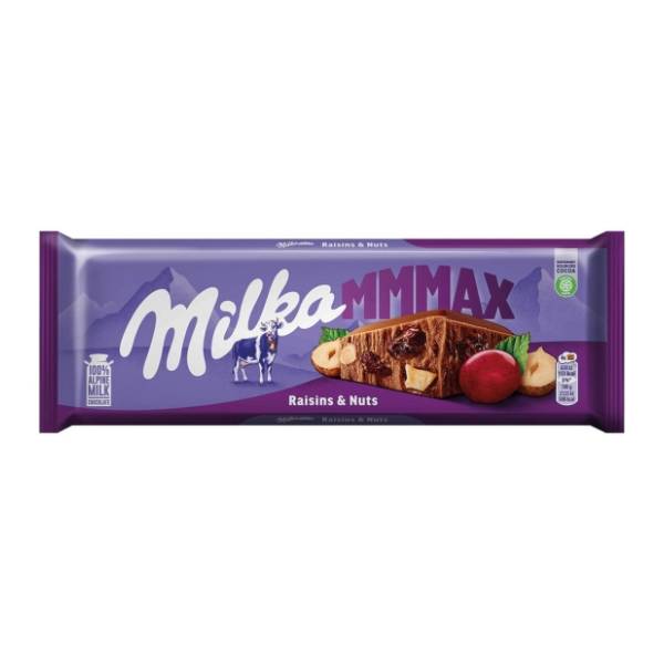 Čokolada MILKA grozđice lešnik 270g