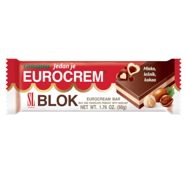 Čokolada SWISSLION Eurocrem blok 50g