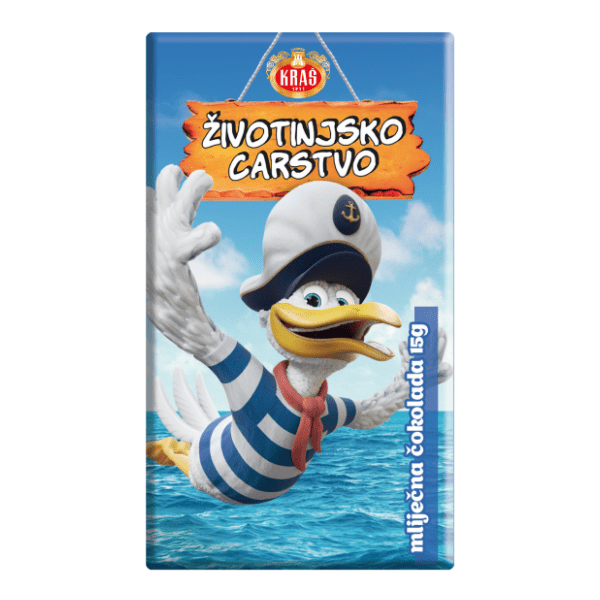 Čokoladica KRAŠ Životinjsko carstvo 15g