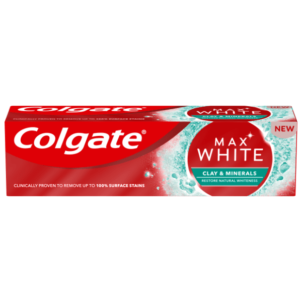 Pasta za zube COLGATE Max white Clay & minerals 75ml
