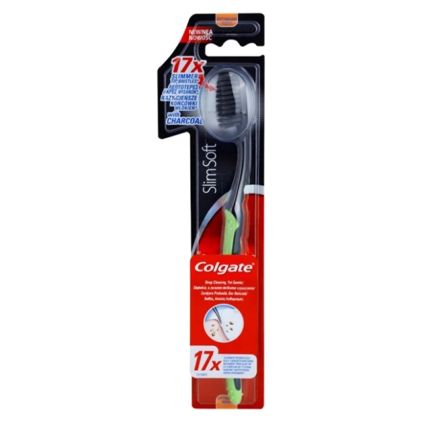 COLGATE Slim soft charcoal četkica za zube 1kom