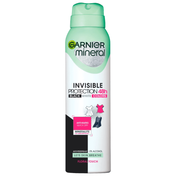 Dezodorans GARNIER Invisible black white and colors 150ml