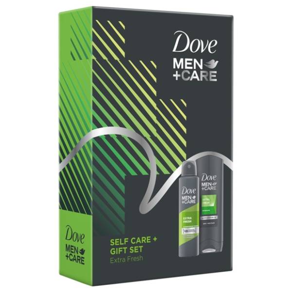 DOVE set Extra Fresh Men (dezodorans i gel za tuširanje)