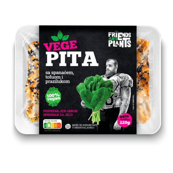 FRIENDS AND PLANTS vege pita spanać tofu praziluk 220g