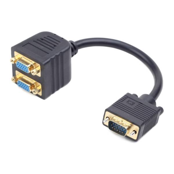 GEMBIRD konverter VGA (m) na 2x VGA (ž)