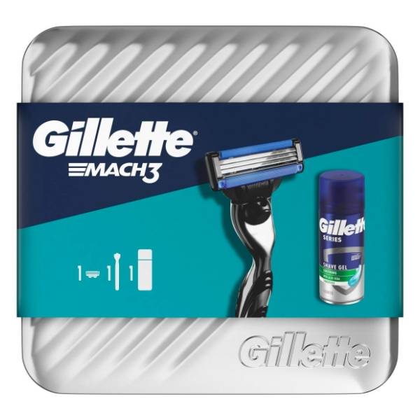 GILLETTE set Mach3 (brijač i gel za brijanje)