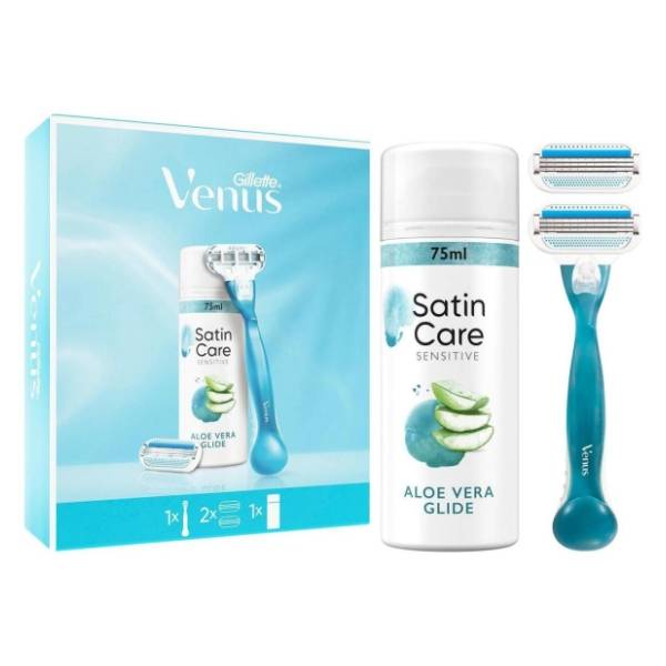 GILLETTE Venus set (brijač sa dve dopune i gel za brijanje)