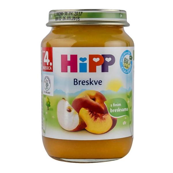 HIPP kašica breskva 190g