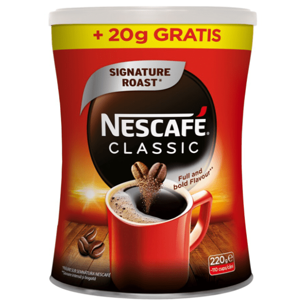 Instant kafa NESCAFE classic 200g + 20g gratis