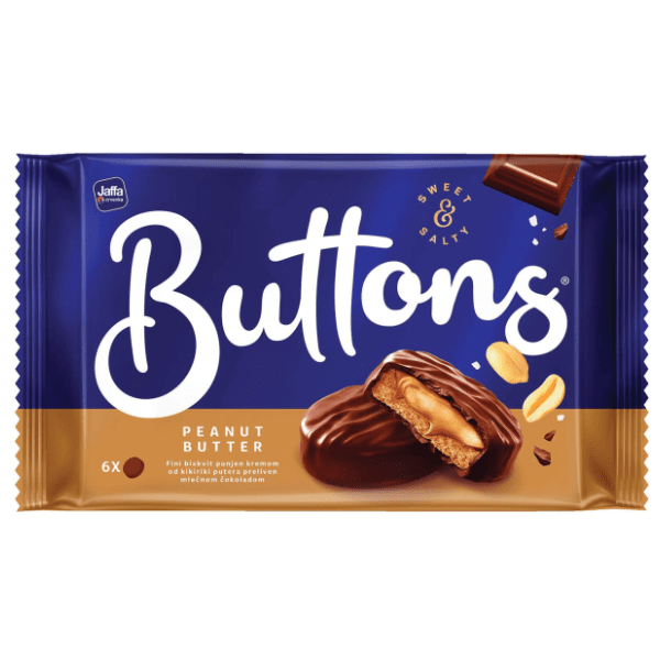 JAFFA buttons kikiriki puter 95g