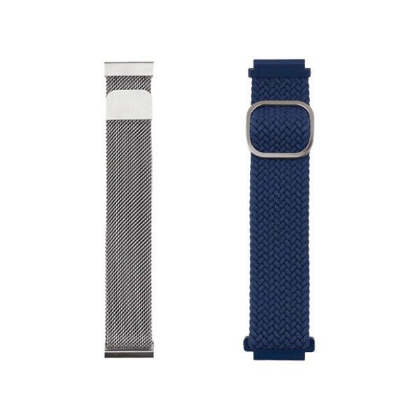 JUST IN CASE 2u1 20mm Silver-Blue narukvica za pametni sat