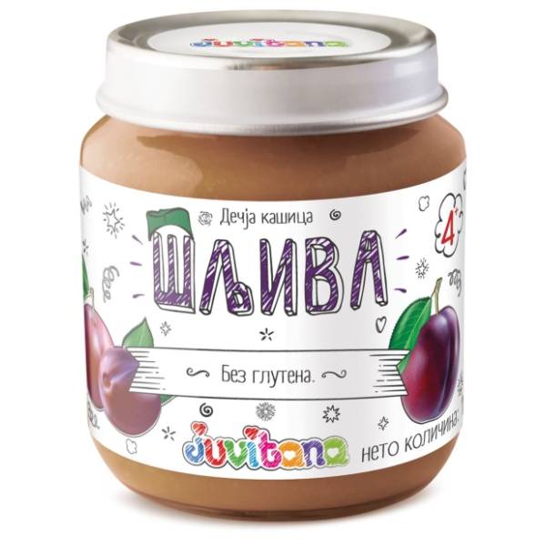 JUVITANA kašica šljiva 128g