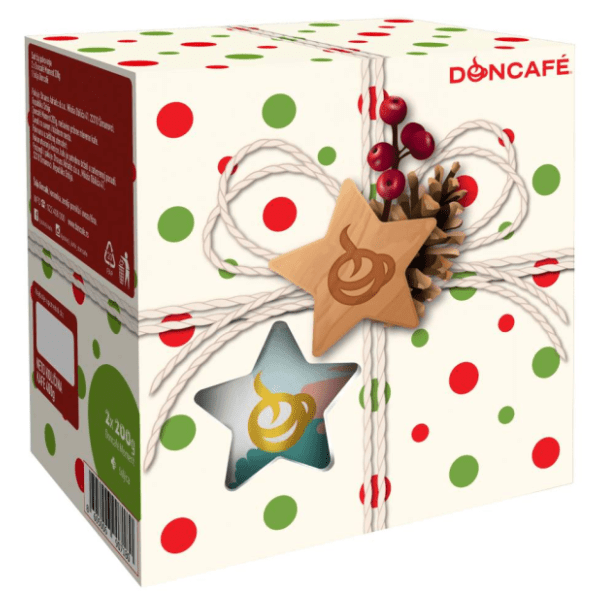 Kafa DONCAFE Moment poklon set 2x200g + šoljica