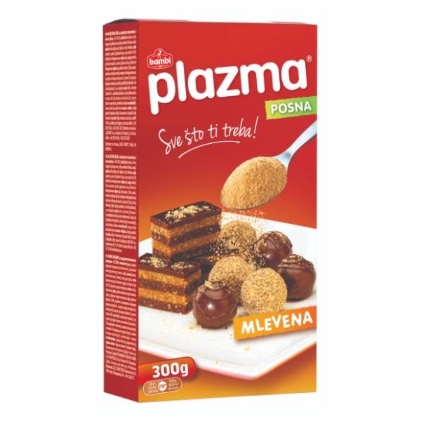 Keks Bambi PLAZMA posna mlevena 300g