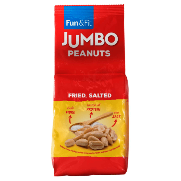 Kikiriki FUN&FIT Jumbo prženi oljušteni vakuum 250g