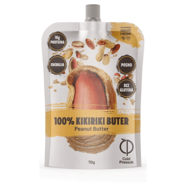 Kikiriki puter dojpak COLD PRESSOK 70g