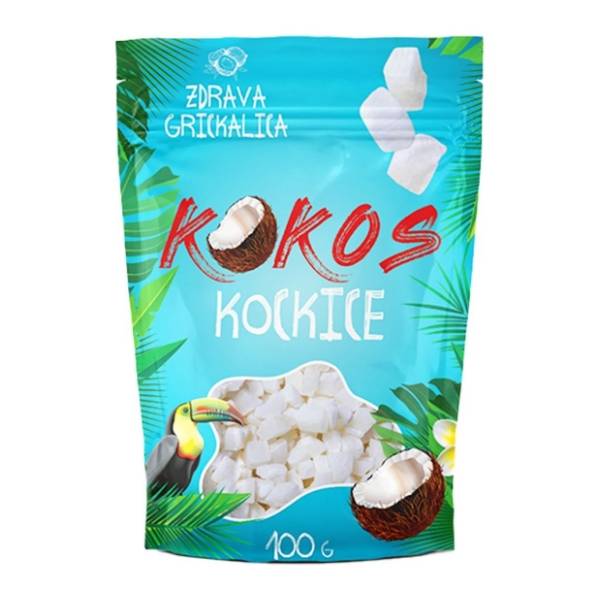 Kokos kockice TOP FOOD 100g
