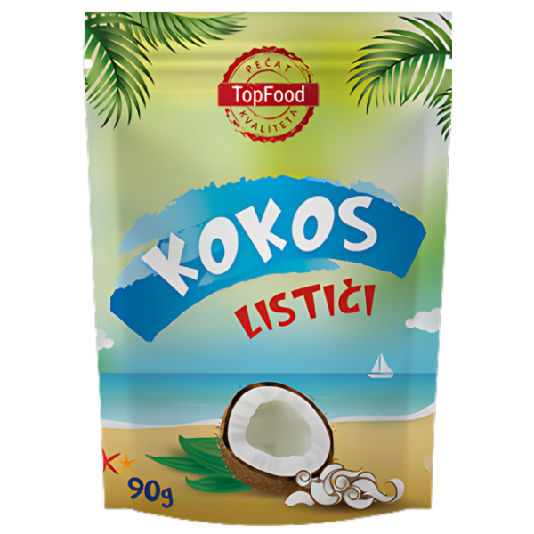 Kokos listići TOP FOOD 90g