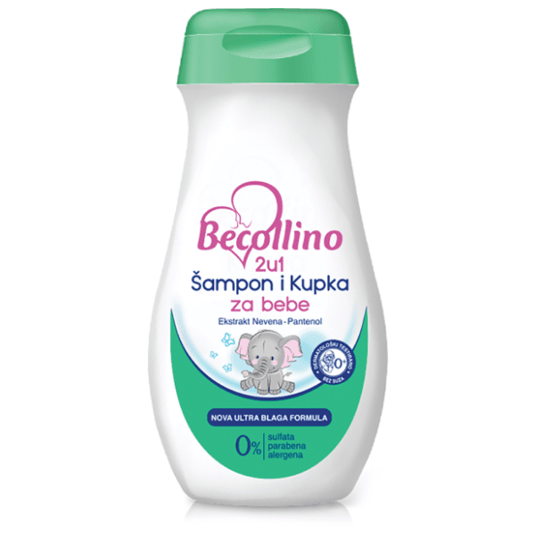 BECOLLINO Šampon i kupka za bebe 2u1 200ml