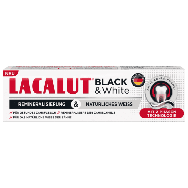 Pasta za zube LACALUT Black & white 75ml