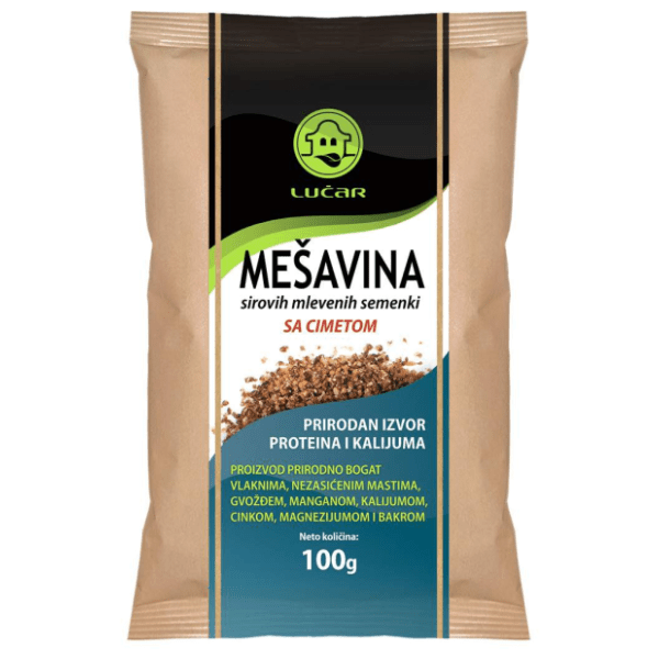 LUČAR mešavina sirovih semenki sa cimetom 100g