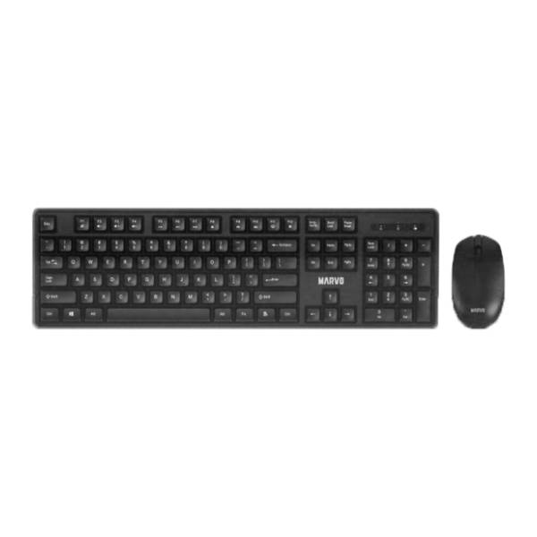 MARVO set bežični miš i tastatura WS005 crni