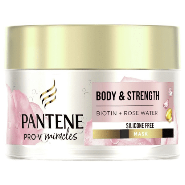 PANTENE Body & strenght Rose miracles maska za kosu 160ml