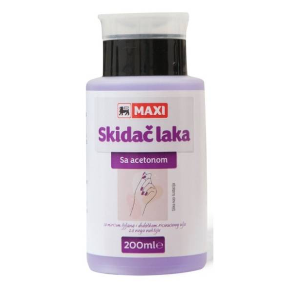 MAXI skidač laka sa acetonom 200ml