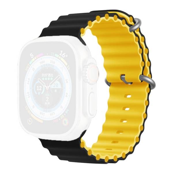 MOYE Kronos 4 44/45/49mm Black/Yellow narukvica za pametni sat