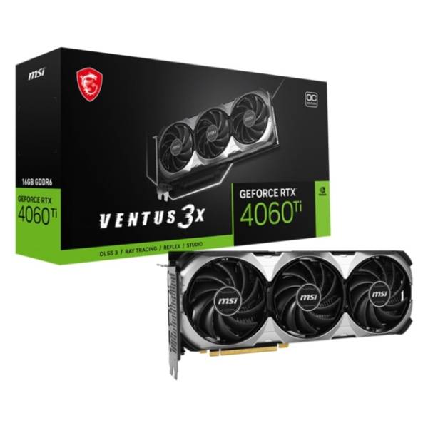 MSI nVidia GeForce RTX 4060 Ti VENTUS 3X OC 16GB GDDR6 128-bit grafička kartica