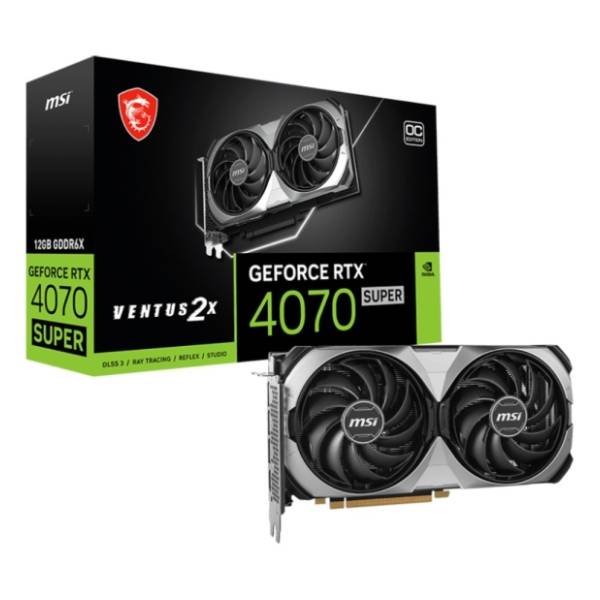 MSI nVidia GeForce RTX 4070 SUPER VENTUS 2X OC 12GB GDDR6X 192-bit grafička kartica