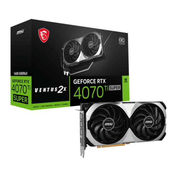 MSI nVidia GeForce RTX 4070 Ti SUPER VENTUS 2X OC 16GB GDDR6X 256-bit grafička kartica
