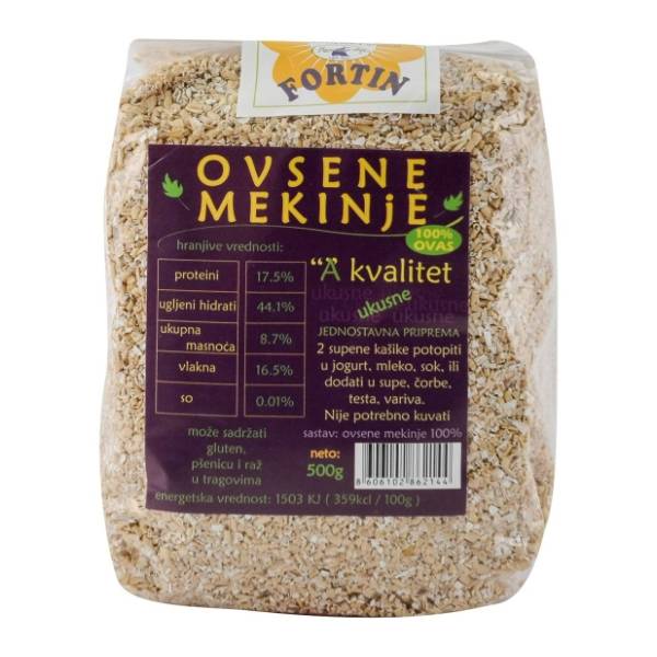 Ovsene mekinje FORTIN 500g