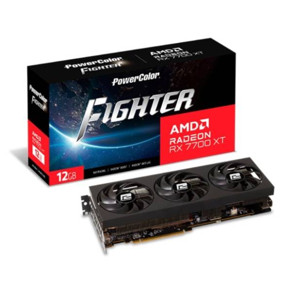 PowerColor AMD Radeon RX 7700 XT Fighter 12GB GDDR6 192-bit grafička kartica