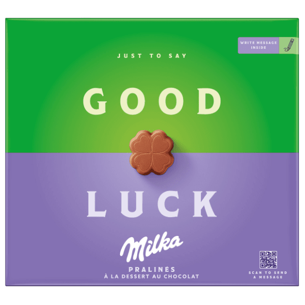 Praline MILKA Good luck 110g